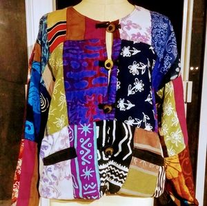 Boho Patchwork Bali Jacket